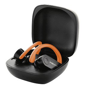 HTW - 30 HEAD TWS Bluetooth 5.0 Sport Headset with Battery Charging Case (Orange) - Proflash