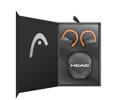 HTW - 30 HEAD TWS Bluetooth 5.0 Sport Headset with Battery Charging Case (Orange) - Proflash