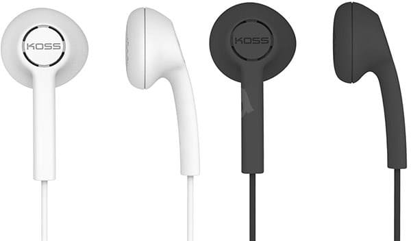 Koss KE7 Earbuds 2 Pack ( White & Black ) With Microphone - 191601 & 192790