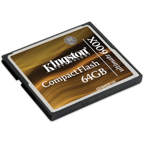 Kingston Compact Flash CF/64GB - U3 600X Ultimate CF/64GB - U3 - Proflash