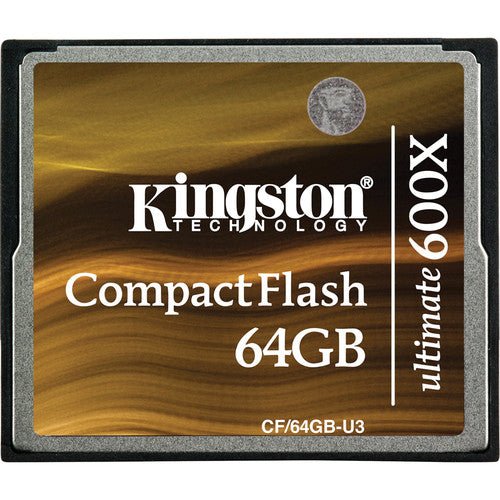 Kingston Compact Flash CF/64GB - U3 600X Ultimate CF/64GB - U3 - Proflash