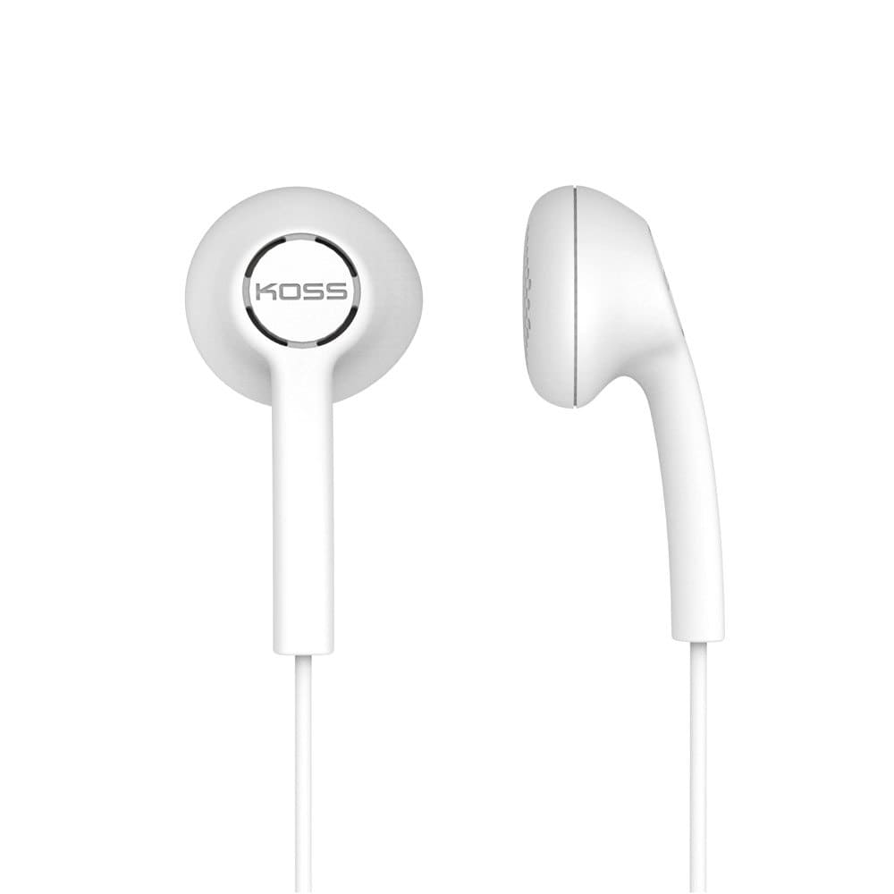 Koss KE5W Earbuds ( White ) With Microphone - 191594