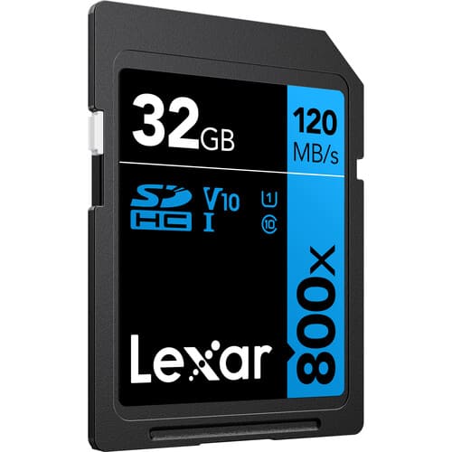 Lexar 32GB High - Performance 800x UHS - I SDHC Memory Card (BLUE Series) / LSD0800032G - BNN - Proflash