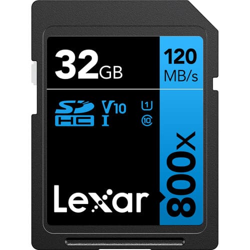 Lexar 32GB High - Performance 800x UHS - I SDHC Memory Card (BLUE Series) / LSD0800032G - BNN - Proflash