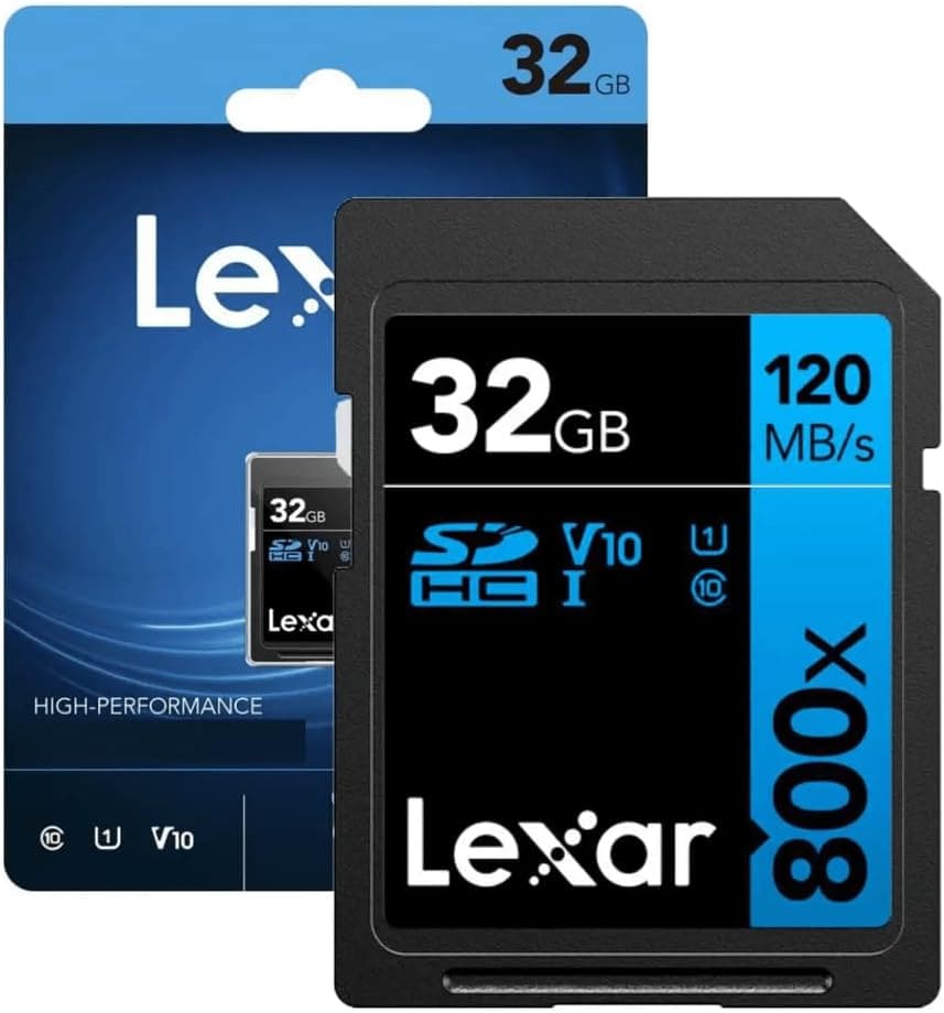 Lexar 32GB High - Performance 800x UHS - I SDHC Memory Card (BLUE Series) / LSD0800032G - BNN - Proflash