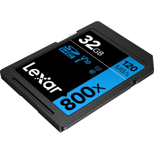 Lexar 32GB High - Performance 800x UHS - I SDHC Memory Card (BLUE Series) / LSD0800032G - BNN - Proflash