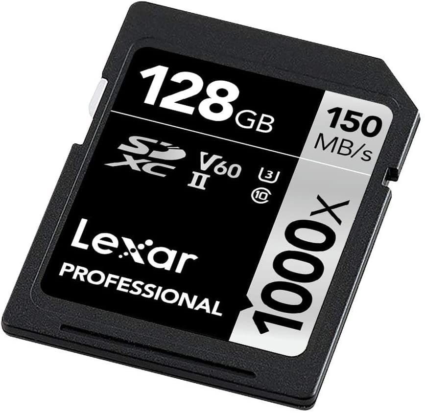 Lexar Professional 1000x 128GB SDXC UHS - II U3 C10 V60 Memory Card / LSD128CRBAP1000 - Proflash