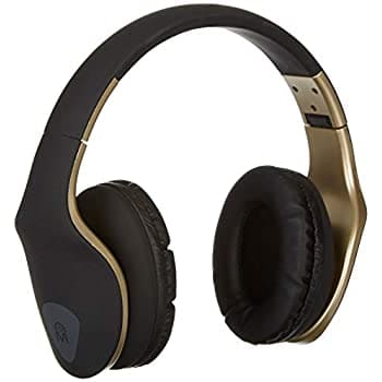 M Xpert DJ Headphones with Mic,Black / Champagne (61859G ) - Proflash