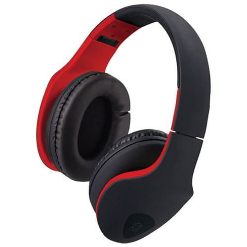 M Xpert DJ Headphones with Mic,Black / Red (61860 ) - Proflash