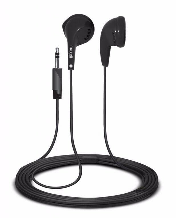 Maxell 190560 EB - 95 Stereo Earbuds - Black - Proflash