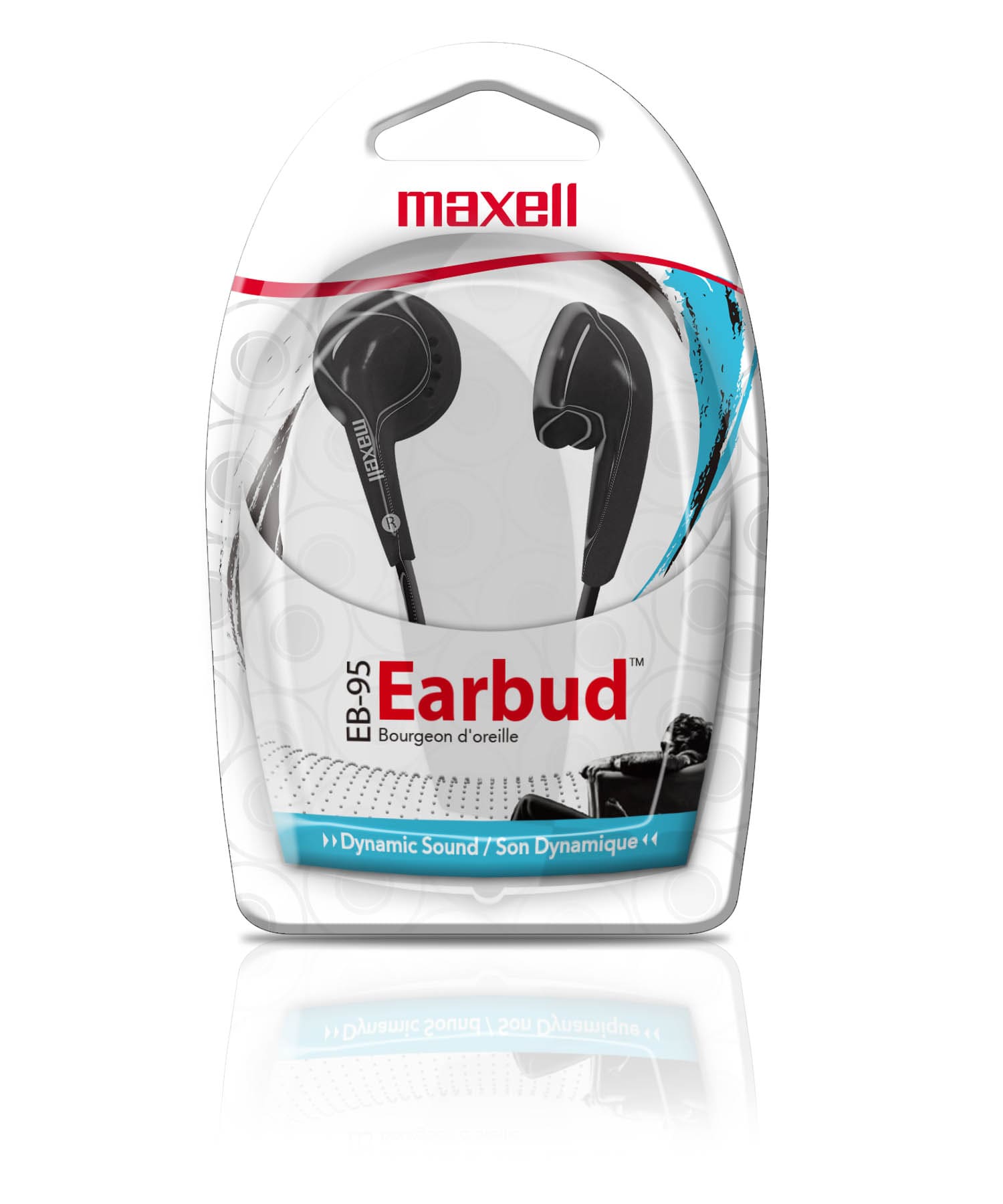 Maxell 190560 EB - 95 Stereo Earbuds - Black - Proflash