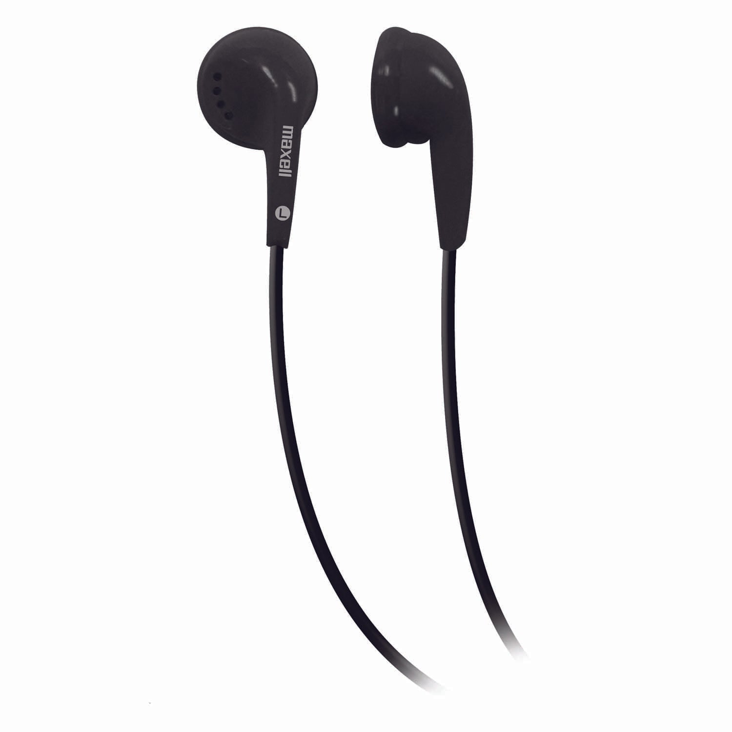 Maxell 190560 EB - 95 Stereo Earbuds - Black - Proflash