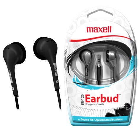 Maxell 190568 EB - 125 Sterio Ear Buds - Proflash