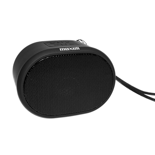 Maxell 490902 Mini Wireless Speaker with Heavy Bass, Bluetooth 5.0, and Micro - SD Slot – Black - Proflash