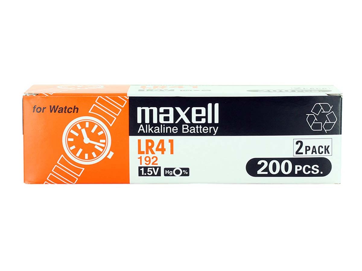 Maxell Battery LR41 Alkaline 10PCS ( Pack of 10 Batteries ) 761000 - Proflash