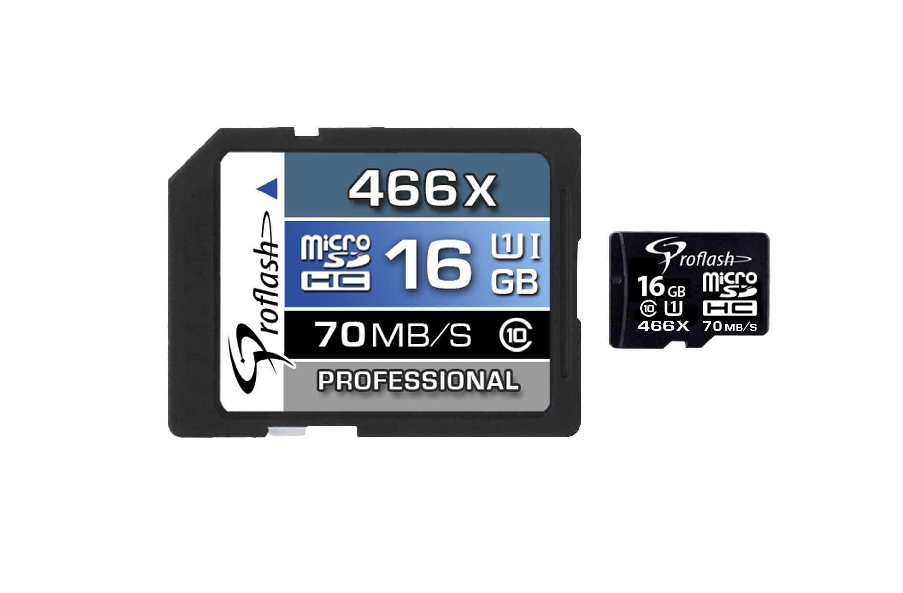 Memory Card Micro - SDHC 16GB Class 10 UHS - I With Adapter - Proflash