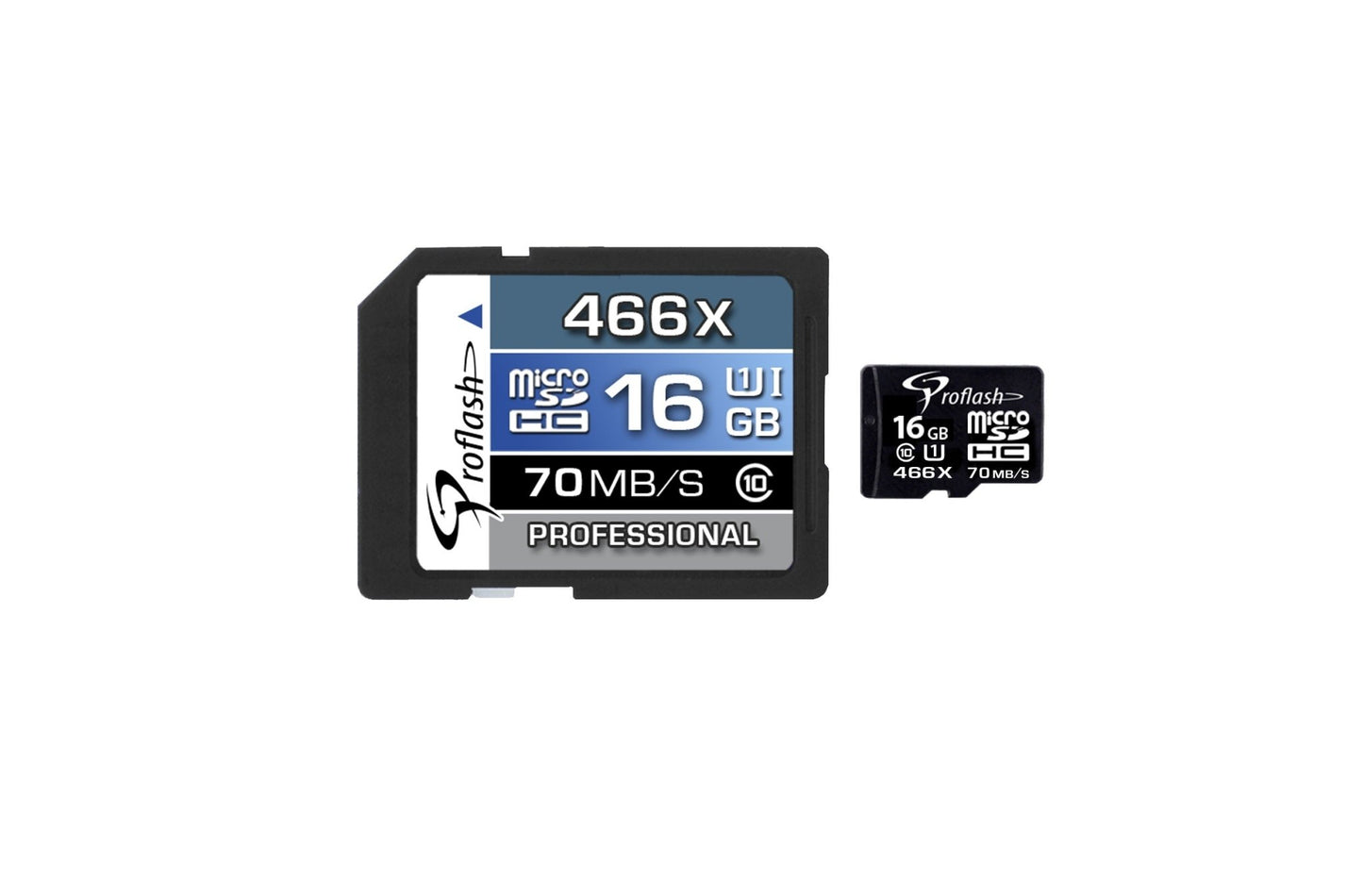 Memory Card Micro - SDHC 16GB Class 10 UHS - I With Adapter - Proflash