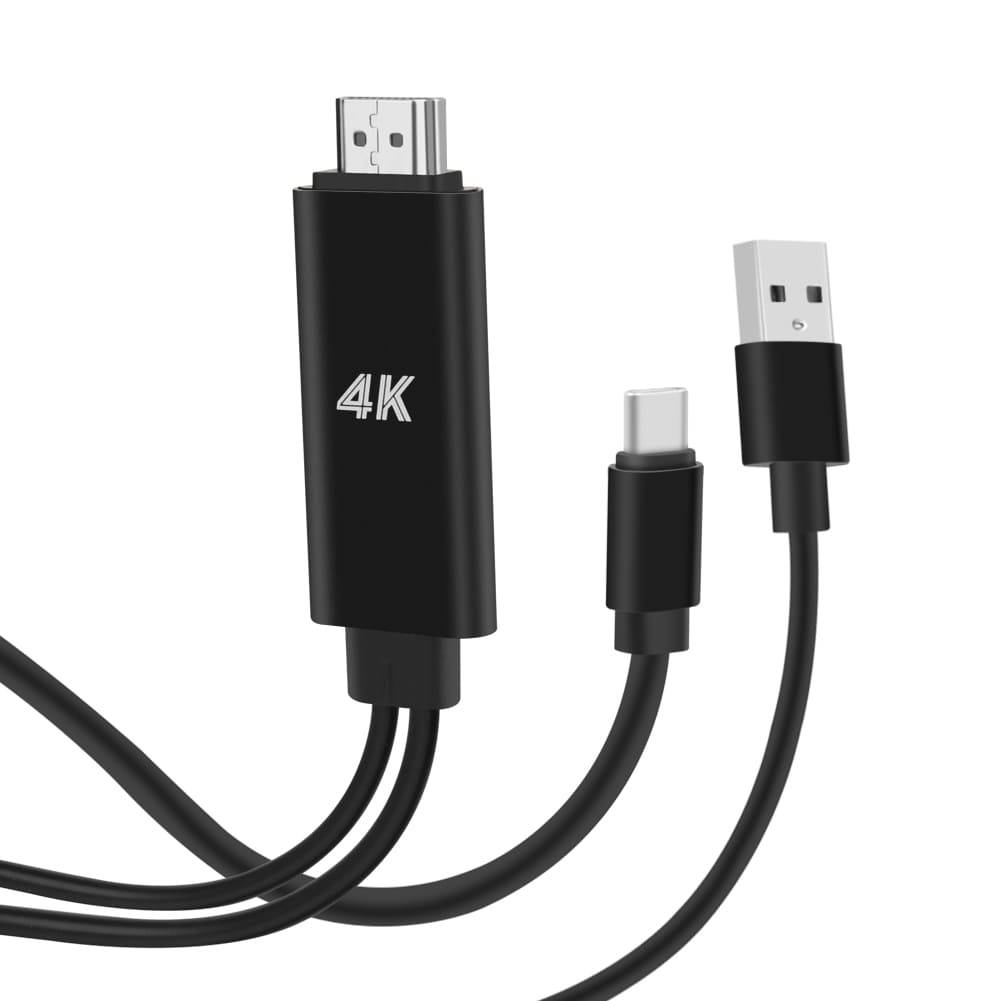 OT - 9572S Onten 4K USB - C to HDMI Cable Adapter Black 1.8M - Proflash