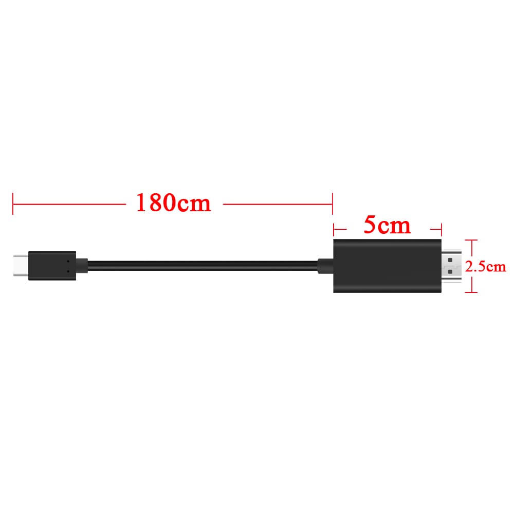 OT - 9582 Onten Type - C To HDMI 4K 60Hz Cable Adapter 1.8M - Proflash