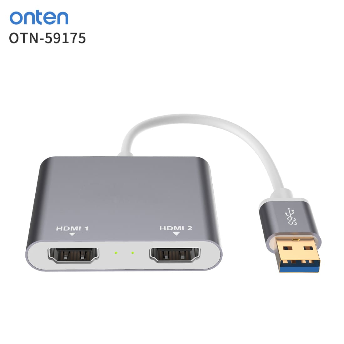 OTN - 59175 Onten OTN - 59175 USB3.0 To Dual HDMI Adapter - Proflash