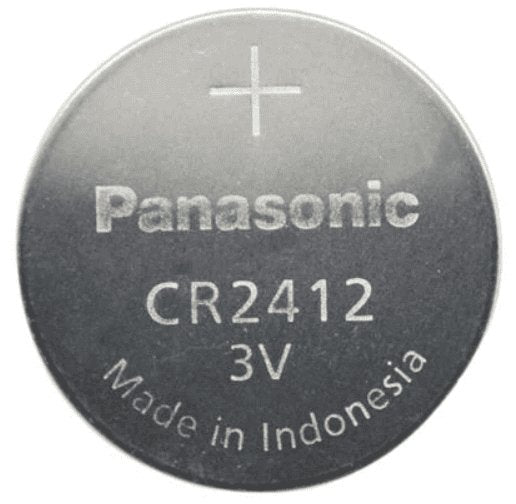 Panasonic CR 2412 3V Lithium Batteries (1 Button Cells per Card) 773032 - P - Proflash