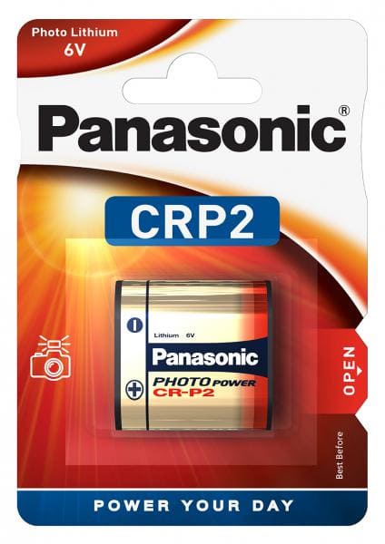 Panasonic CR - P2 (223A) 6V Lithium Battery (1 Pack) 770210 - P - Proflash