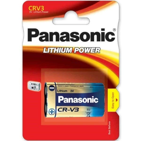 Panasonic CR - V3 CR123A 3V Lithium Battery (1 Pack) 770410 - P - Proflash