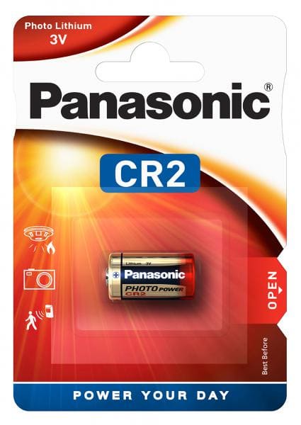 Panasonic CR2 3V Lithium Battery (1 Pack) 770310 - P - Proflash