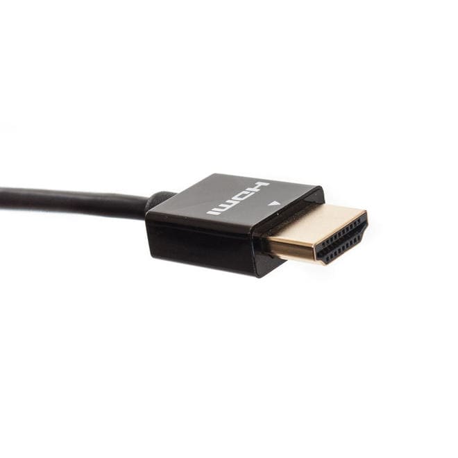 PCab - 9924 - C Câble HDMI Ultra Slim Active High Speed avec Micro - Connecteur HDMI, 10ft Noir - Proflash