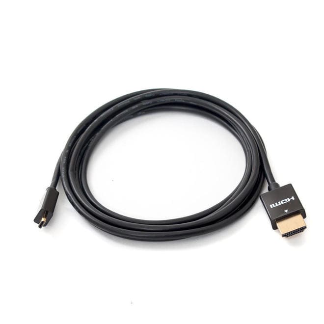 PCab - 9924 - C Câble HDMI Ultra Slim Active High Speed avec Micro - Connecteur HDMI, 10ft Noir - Proflash