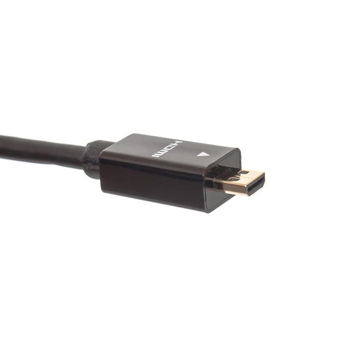 PCab - 9924 - C Câble HDMI Ultra Slim Active High Speed avec Micro - Connecteur HDMI, 10ft Noir - Proflash