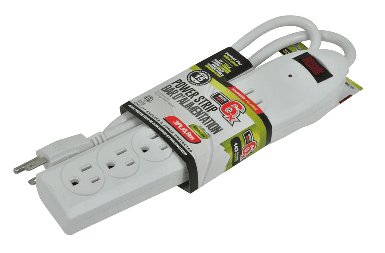 Philips Power bar with 8 Outlet - 3ft / 0,91M Cord - 2160 joules Power Cord Management - Proflash