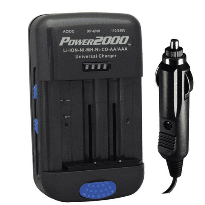 Power 2000 XP - UNV AC/DC Universal Battery Charger (For AA and AAA Batteries and NiMH, NiCD) Battery Charger for all Cancorder,Digital Camera 10070 - Proflash