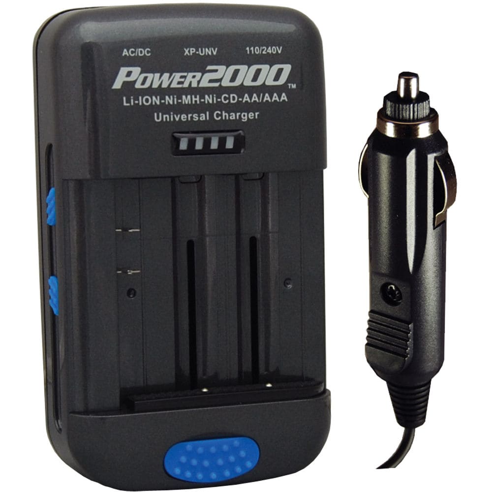 Power 2000 XP - UNV AC/DC Universal Battery Charger (For AA and AAA Batteries and NiMH, NiCD) Battery Charger for all Cancorder,Digital Camera 10070 - Proflash