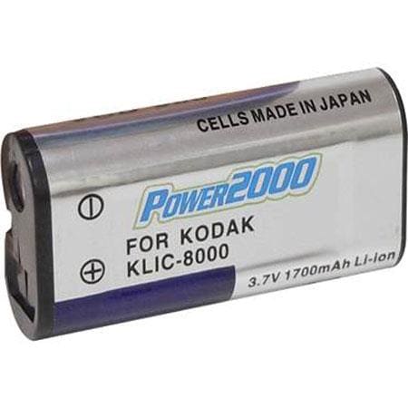 Proflash - Power 2000 Kodak KLIC - 8000 Compatible Lithium - Ion Battery Pack (3.7V 1700 mAh). 12162 - Proflash