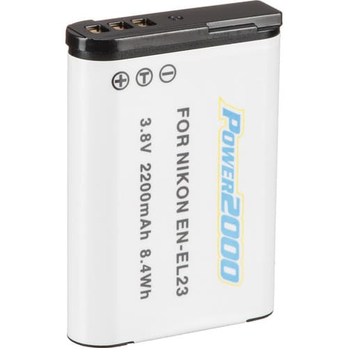 Proflash - Power 2000 Nikon EN - EL23 Compatible Lithium - Ion Battery Pack (3.8V 2200 mAh). 12249 - Proflash