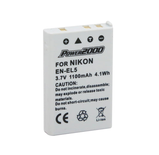 Proflash - Power 2000 Nikon EN - EL5 Compatible Lithium - Ion Battery Pack (3.7V 1100 mAh). 12230 - Proflash