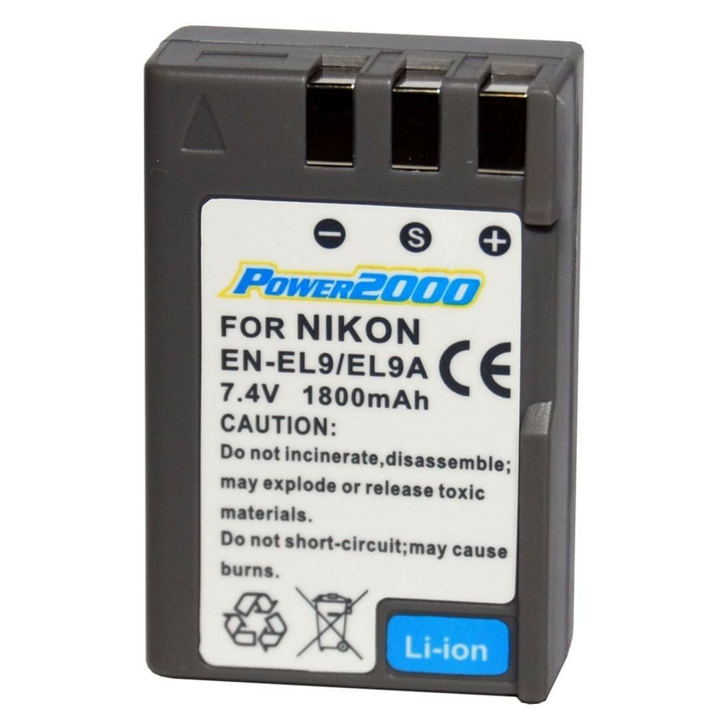 Proflash - Power 2000 Nikon EN - EL9A Compatible Lithium - Ion Battery&nbsp;Pack (7.4V 1800 mAh) 12235 - Proflash