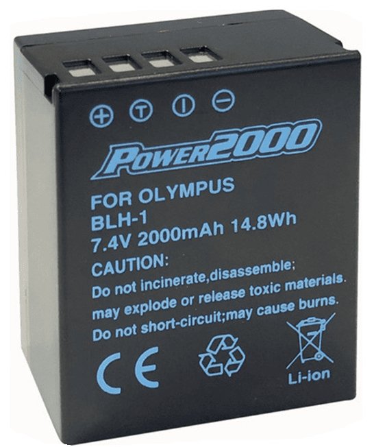 Proflash - Power 2000 Olympus BLH - 1 Compatible Lithium - Ion Battery Pack (7.4V 20000 mAh) 12255 - Proflash