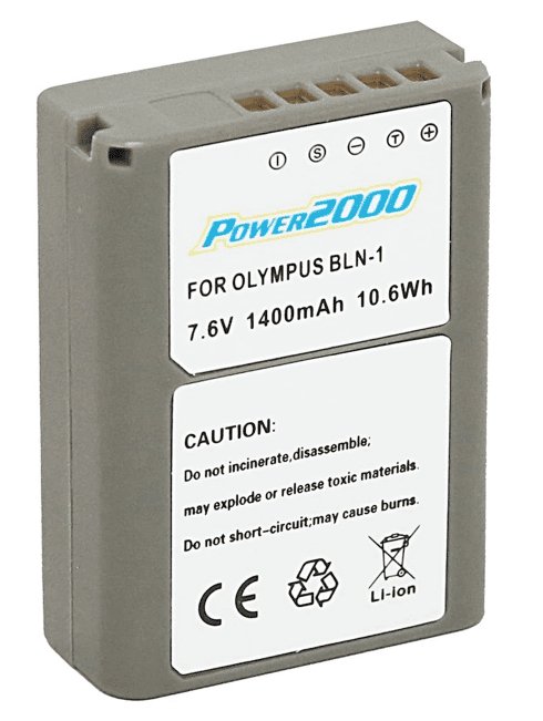 Proflash - Power 2000 Olympus BLN1 Compatible Lithium - Ion Battery Pack (7.6V 1400 mAh) 12261 - Proflash