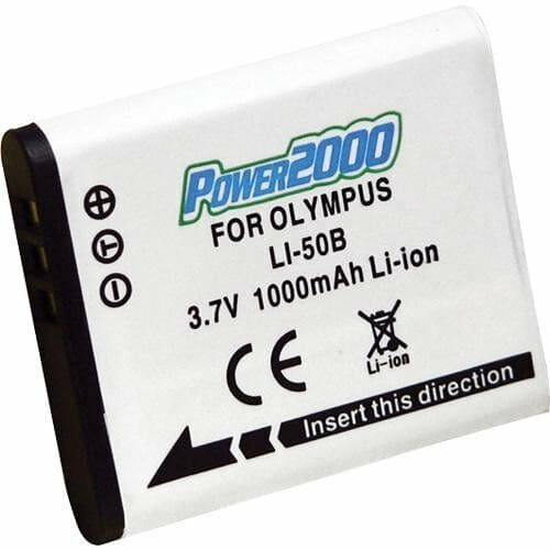 Proflash - Power 2000 Olympus Li - 50B Compatible Lithium - Ion BatteryPack (3.7V 1000 mAh) 12254 - Proflash