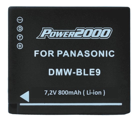 Proflash - Power 2000 Panasonic DMW - BLE9 Compatible Lithium - Ion Battery Pack (7.2V 800 mAh). 12289 - Proflash