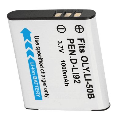 Proflash - Power 2000 Pentax D - Li92 Compatible Lithium - Ion Battery Pack (3.7V 1000 mAh). 12312 - Proflash