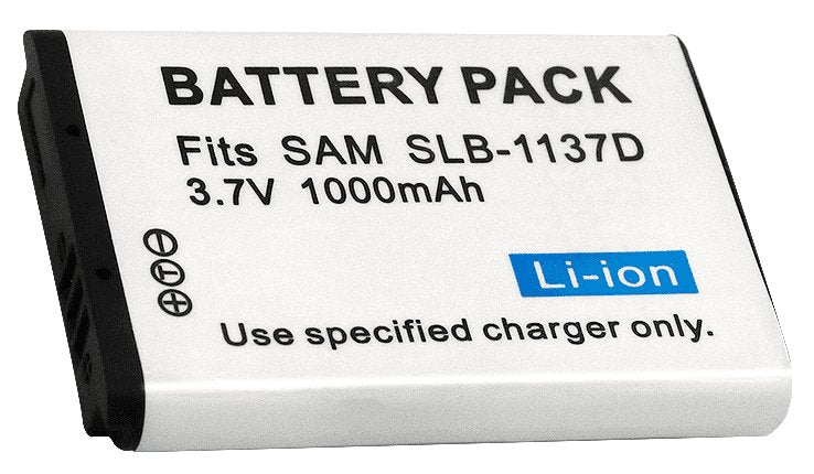 Proflash - Power 2000 Samsung SLB - 1137D Compatible Lithium - Ion Battery Pack (3.7V 1100mAh). 12342 - Proflash