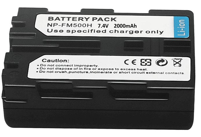 Proflash - Power 2000 Sony NP - FM500H Compatible Lithium - Ion Battery Pack (7.4V 2000mAh) 12330 - Proflash