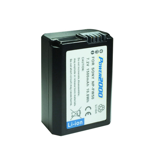 Proflash - Power 2000 Sony NP - FW50 Compatible Lithium - Ion Battery Pack (7.2V 1500mAh).12325 - Proflash