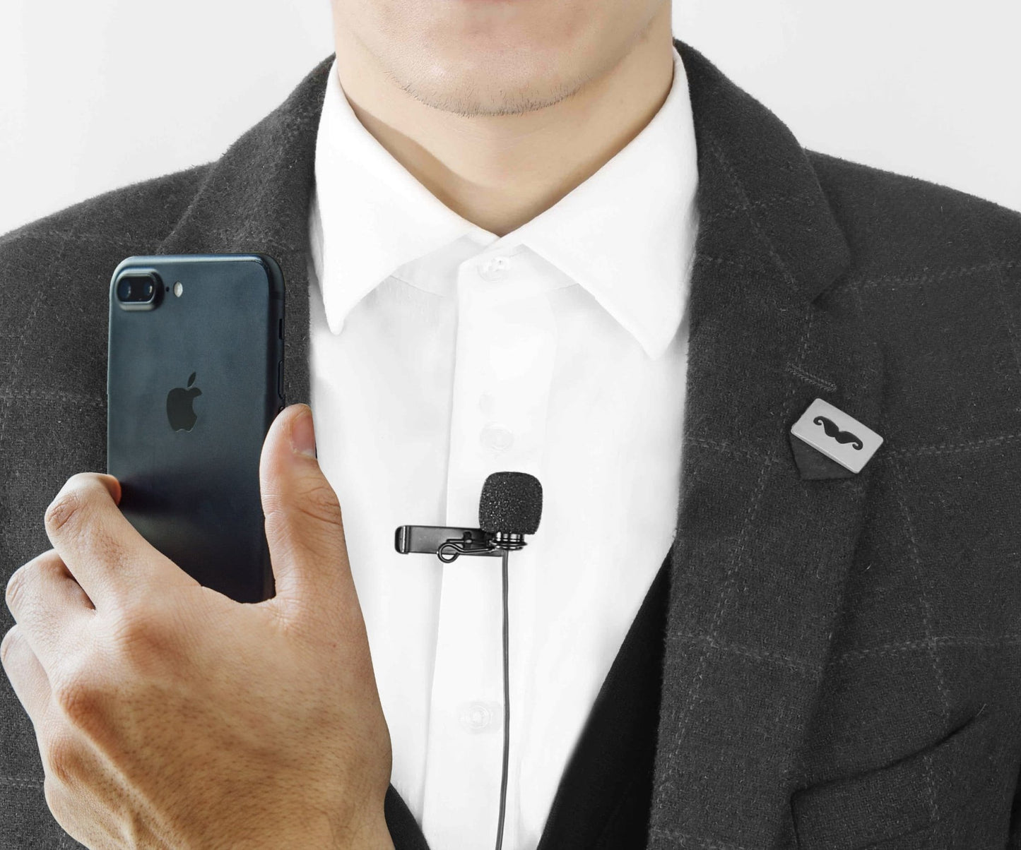 PXM - LT Lavalier Omnidirectional Microphone with Lightening Connector for Apple Devices - Proflash