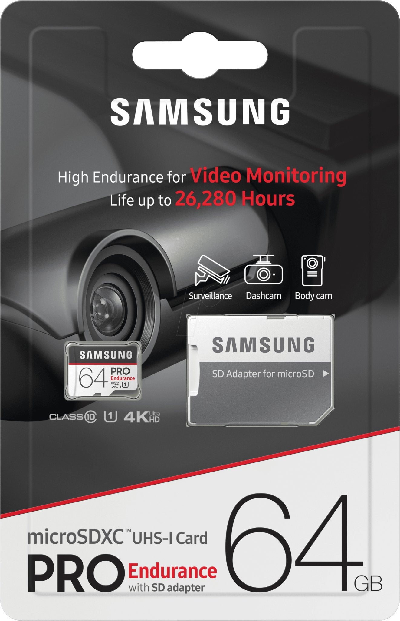 Samsung Pro Endurance Micro SDXC Card 64 GB Memory Card UHS - I / MB - MJ64GA/APC - Proflash