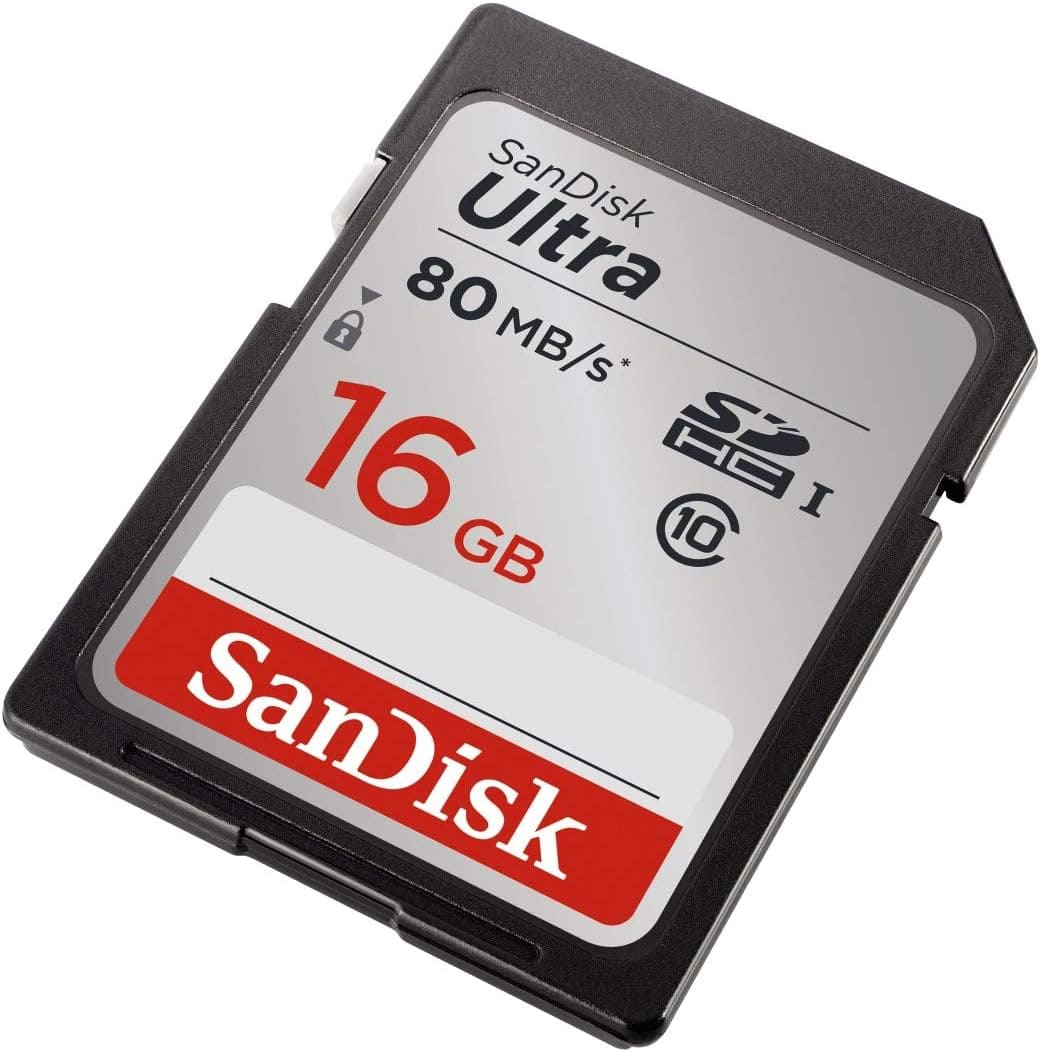 SanDisk Ultra SDHC Card 16GB, U1, Class 10, Read: 80MB/s, SDSDUNS - 016G - GN3IN - Proflash