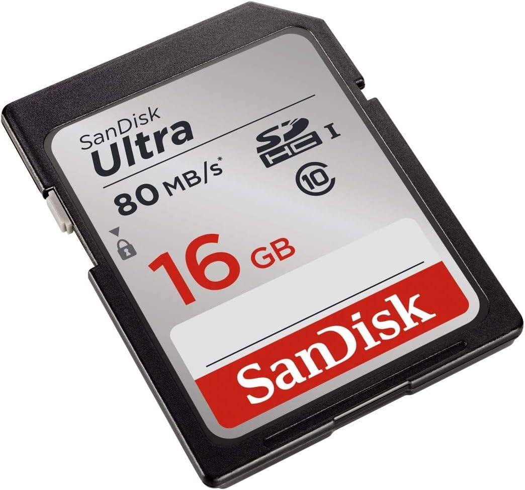 SanDisk Ultra SDHC Card 16GB, U1, Class 10, Read: 80MB/s, SDSDUNS - 016G - GN3IN - Proflash